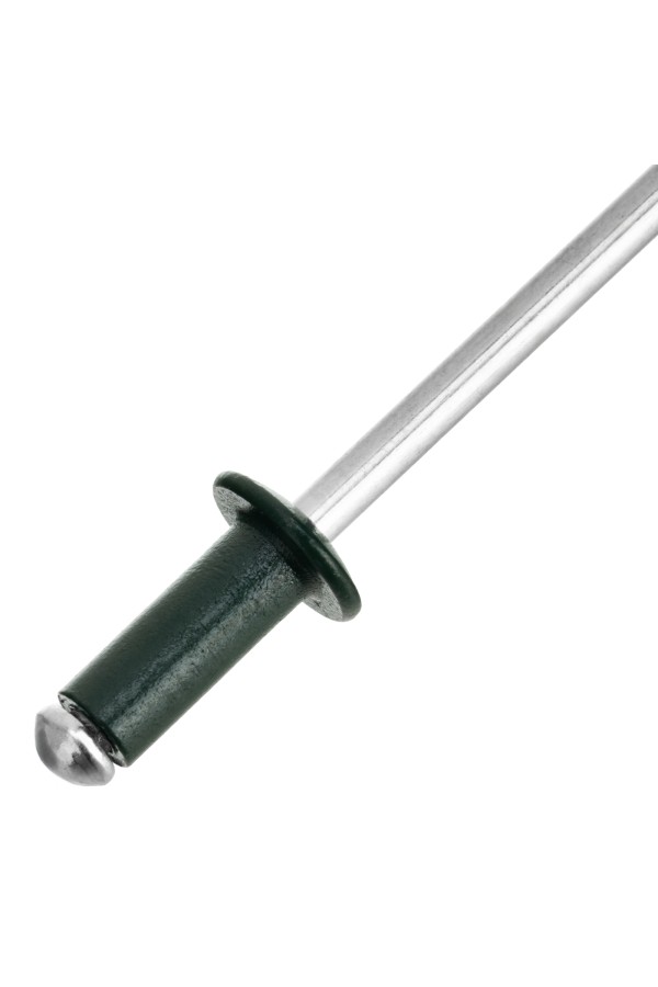 Заклепки 3.2 х 8 мм RAL 6005, темно-зеленые, 50 шт Matrix