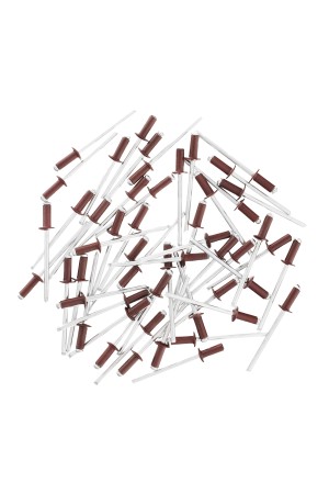 Заклепки 3.2 х 8 мм RAL 3005, красное вино, 50 шт Matrix