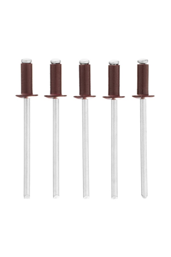 Заклепки 3.2 х 8 мм RAL 3005, красное вино, 50 шт Matrix