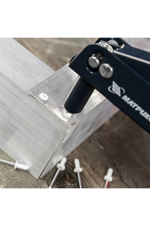 Заклепки 4.0 х 10 мм RAL 9003, сигнально-белые, 50 шт Matrix