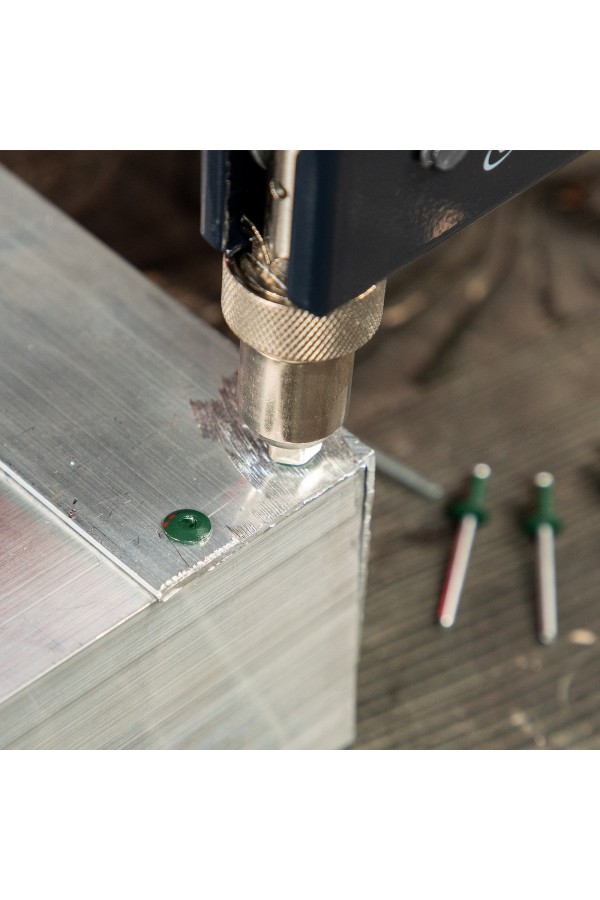 Заклепки 4.0 х 10 мм RAL 6005, темно-зеленые, 50 шт Matrix