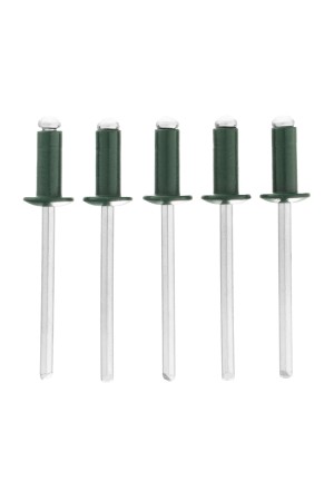 Заклепки 4.0 х 10 мм RAL 6005, темно-зеленые, 50 шт Matrix