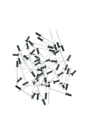 Заклепки 4.0 х 10 мм RAL 6005, темно-зеленые, 50 шт Matrix