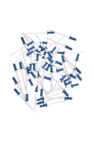 Заклепки 4.0 х 10 мм RAL 5005, синие, 50 шт Matrix