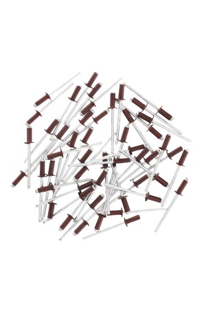 Заклепки 4.0 х 10 мм RAL 3005, красное вино, 50 шт Matrix