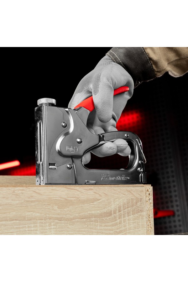 Степлер мебельный 4-функциональный, тип скобы: 140, 36, 300, 500, 6-14 мм Matrix