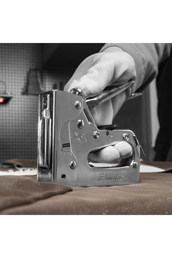 Степлер мебельный металлический регулируемый, тип скобы 53, 6-14 мм Matrix Professional