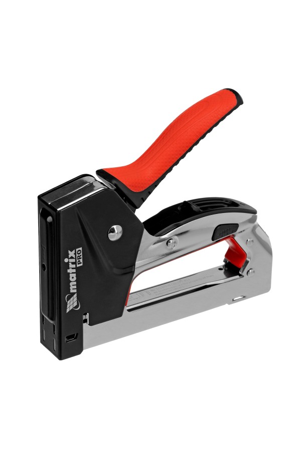 Степлер мебельный, стальной, быстрая загрузка, тип скобы 53, 4-14 мм, PRO Matrix