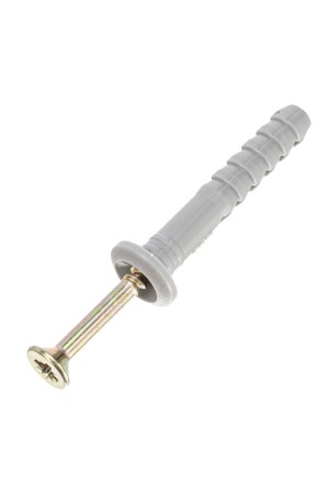 Дюбель-гвоздь полипропиленовый грибовидный бортик 6 x 40 мм, 200 шт Сибртех