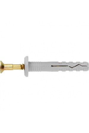 Дюбель-гвоздь полипропиленовый грибовидный бортик 6 x 60 мм, 200 шт Сибртех