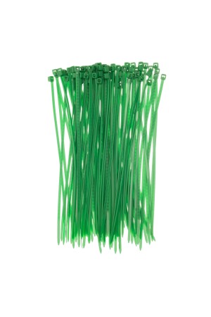 Хомуты, 150 x 2.5 мм, пластиковые, зеленые, 100 шт Сибртех