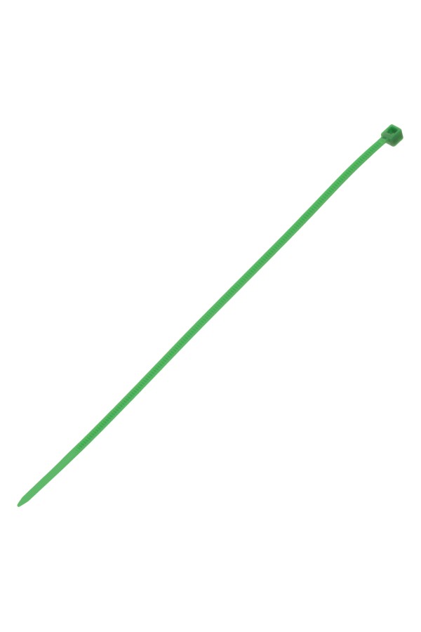 Хомуты, 150 x 2.5 мм, пластиковые, зеленые, 100 шт Сибртех