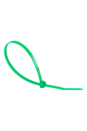 Хомуты, 200 x 3.6 мм, пластиковые, зеленые, 100 шт Сибртех