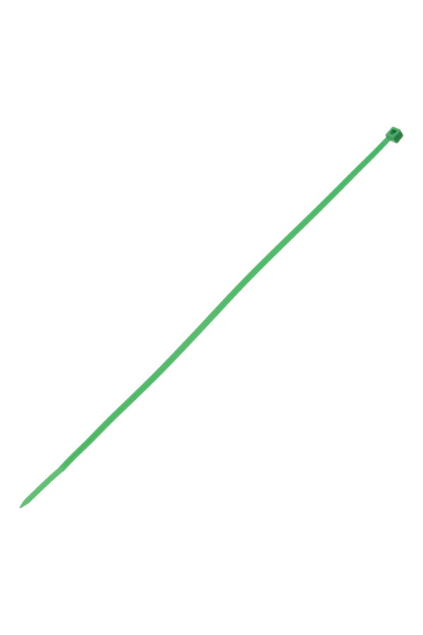 Хомуты, 250 x 3.6 мм, пластиковые, зеленые, 100 шт Сибртех