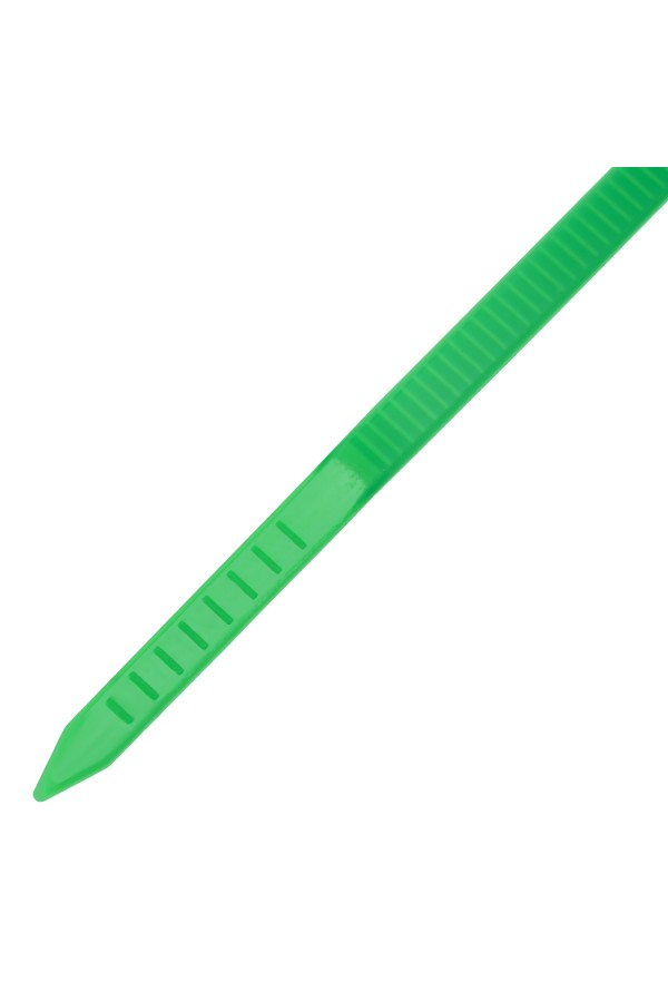 Хомуты, 250 x 3.6 мм, пластиковые, зеленые, 100 шт Сибртех