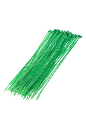 Хомуты, 250 x 3.6 мм, пластиковые, зеленые, 100 шт Сибртех