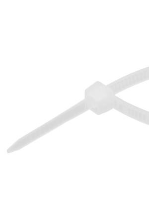 Хомуты, 160 x 2.5 мм, пластиковые, белые, 100 шт Сибртех