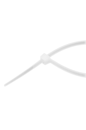 Хомуты, 180 x 3.6 мм, пластиковые, белые, 100 шт Сибртех