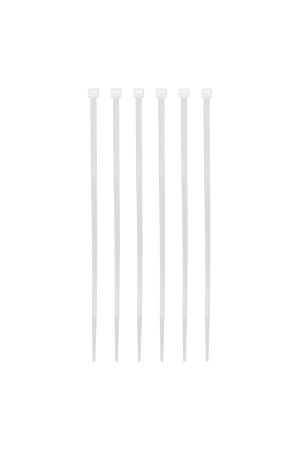 Хомуты, 200 x 3.6 мм, пластиковые, белые, 100 шт Сибртех