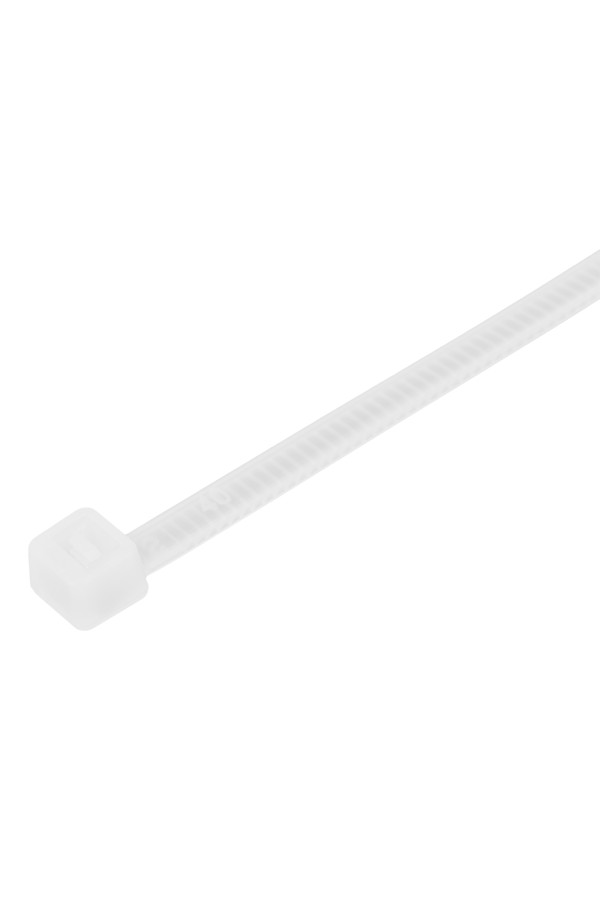 Хомуты, 300 x 3.6 мм, пластиковые, белые, 100 шт Сибртех