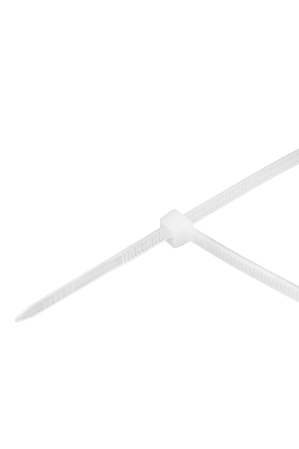 Хомуты, 370 x 3.6 мм, пластиковые, белые, 100 шт Сибртех