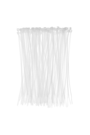 Хомуты, 250 x 4.8 мм, пластиковые, белые, 100 шт Сибртех