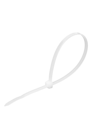 Хомуты, 250 x 4.8 мм, пластиковые, белые, 100 шт Сибртех