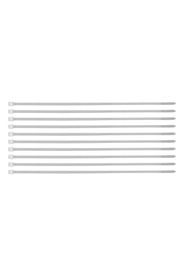 Хомуты, 350 x 4.8 мм, пластиковые, белые, 50 шт Сибртех