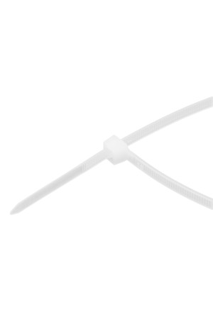 Хомуты, 400 x 4.8 мм, пластиковые, белые, 50 шт Сибртех