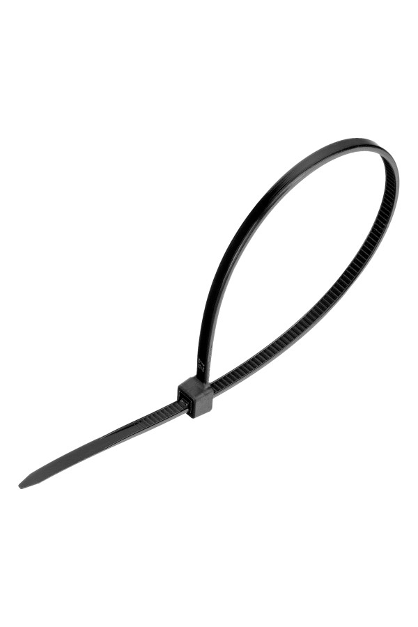 Хомуты, 150 x 2.5 мм, пластиковые, черные, 100 шт Сибртех