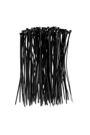 Хомуты, 150 x 2.5 мм, пластиковые, черные, 100 шт Сибртех