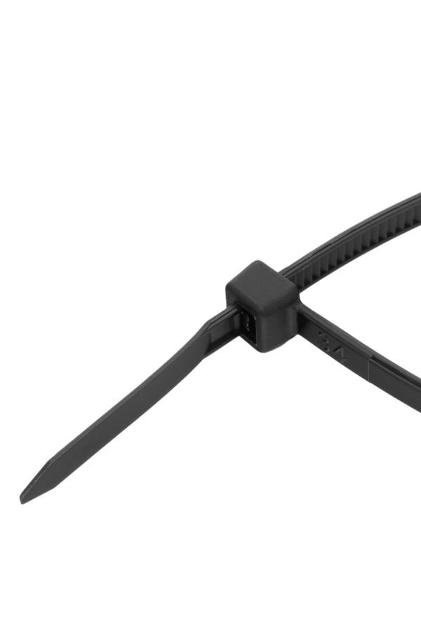 Хомуты, 180 x 3.6 мм, пластиковые, черные, 100 шт Сибртех