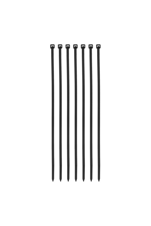 Хомуты, 200 x 3.6 мм, пластиковые, черные, 100 шт Сибртех