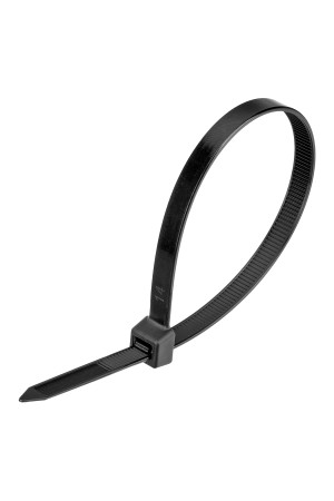 Хомуты, 250 х 8 мм, пластиковые, черные, 100 шт Сибртех