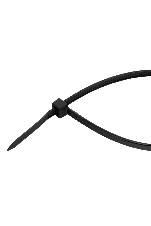 Хомуты, 300 x 3.6 мм, пластиковые, черные, 100 шт Сибртех