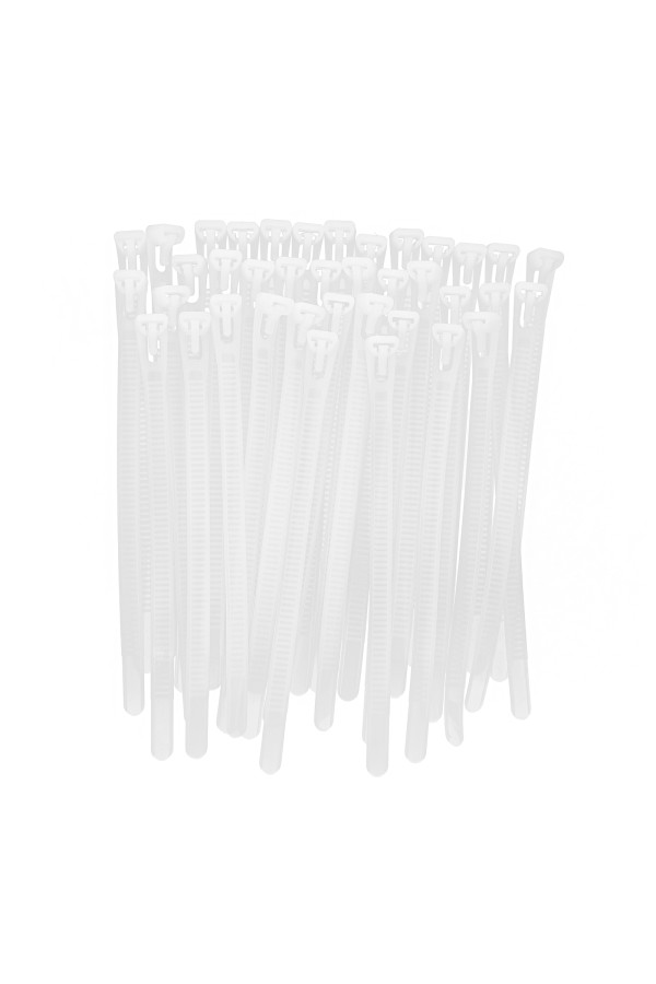 Хомуты многоразовые 150 x 7.2 мм, пластиковые 50 шт Сибртех