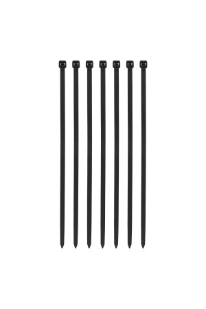 Хомуты, 300 х 8 мм, пластиковые, черные, 100 шт Сибртех