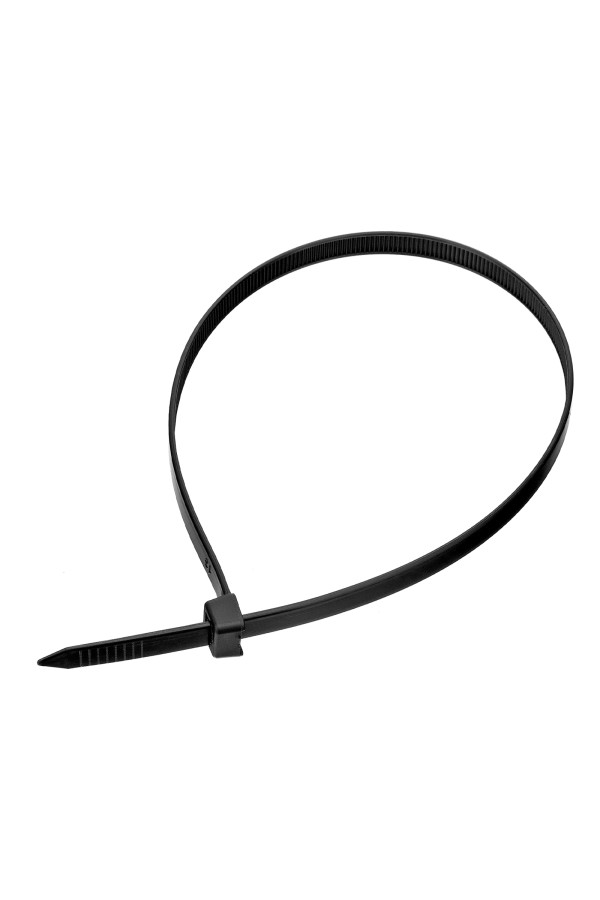 Хомуты, 400 х 8 мм, пластиковые, черные, 50 шт Сибртех