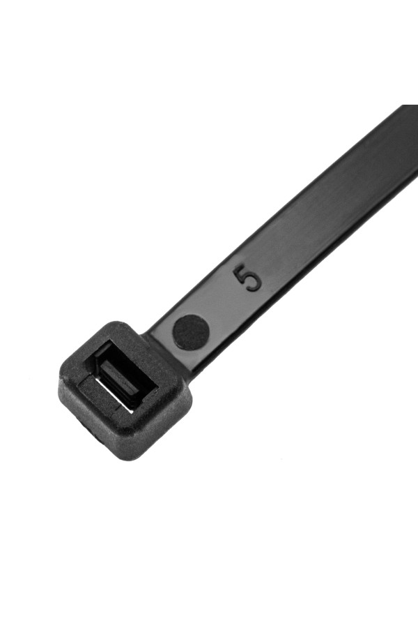 Хомуты, 500 х 8 мм, пластиковые, черные, 50 шт Сибртех