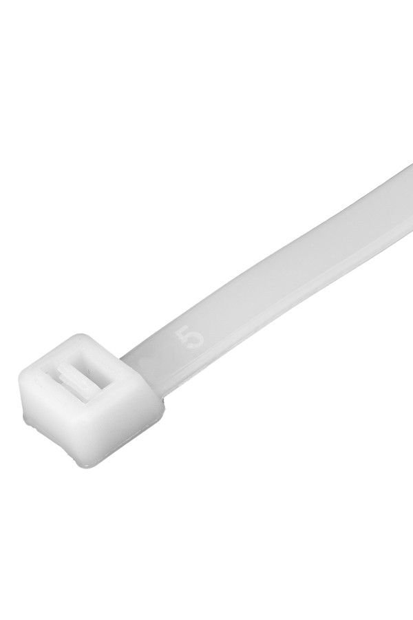 Хомуты, 500 х 8 мм, пластиковые, белые, 50 шт Сибртех