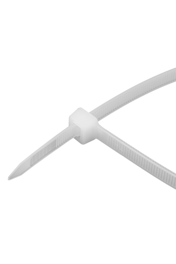 Хомуты, 500 х 8 мм, пластиковые, белые, 50 шт Сибртех