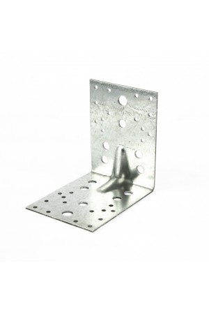 Крепежный уголок усиленный 2.5 мм, KUU 130 x 130 x 100 мм Россия Сибртех