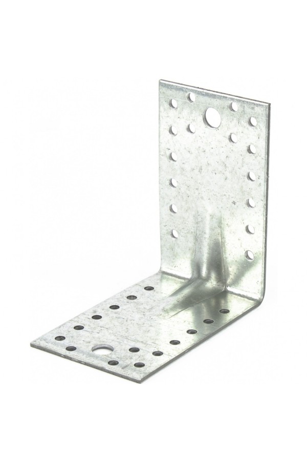 Крепежный уголок усиленный 2.5 мм, KUU 105 x 105 x 65 мм Сибртех
