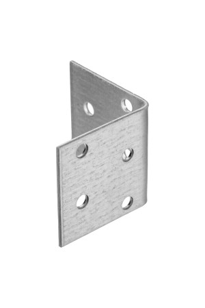 Крепежный уголок равносторонний 2 мм, KUR 40 x 40 x 40 мм Россия Сибртех