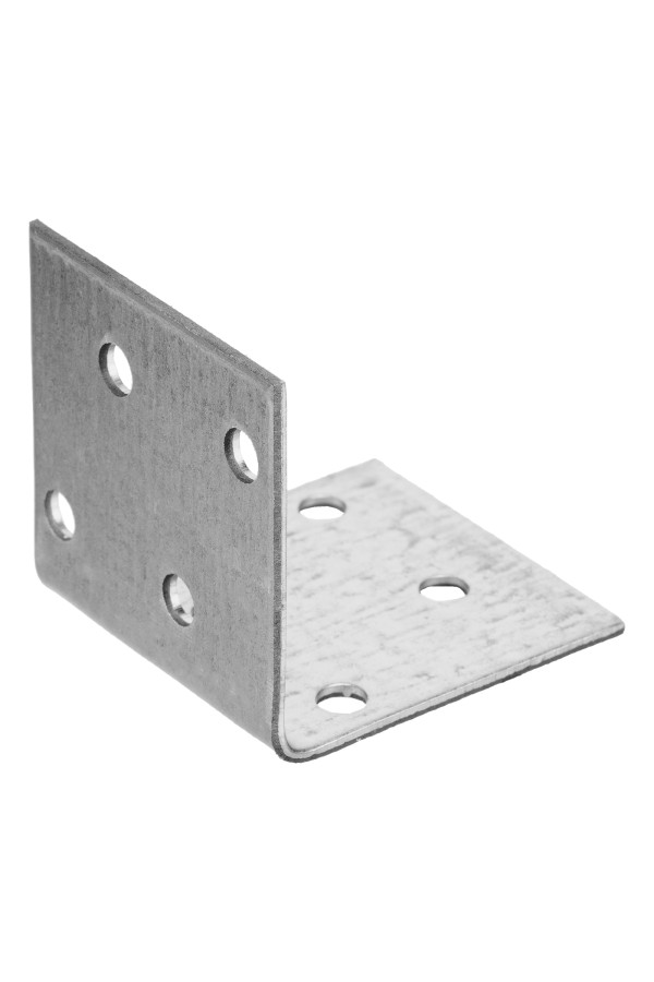 Крепежный уголок равносторонний 2 мм, KUR 40 x 40 x 40 мм Сибртех