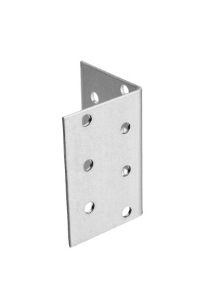 Крепежный уголок равносторонний 2 мм, KUR 40 x 40 x 60 мм Россия Сибртех