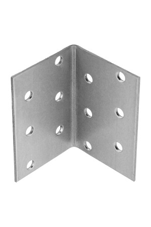 Крепежный уголок равносторонний 2 мм, KUR 40 x 40 x 60 мм Россия Сибртех