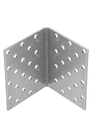 Крепежный уголок равносторонний 2 мм, KUR 60 x 60 x 80 мм Россия Сибртех