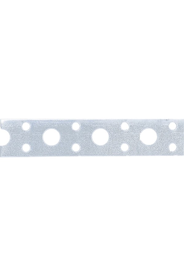 Лента перфорированная, вентиляционная, прямая, 0.55 мм, LP V, 1.7 см х 25 м, цинк Сибртех