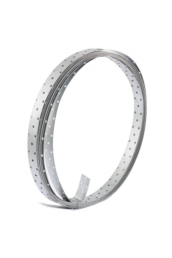 Лента перфорированная монтажная, 1.5 мм, LM 3см х 10 м, отвер. 4.5-5 мм, цинк Сибртех